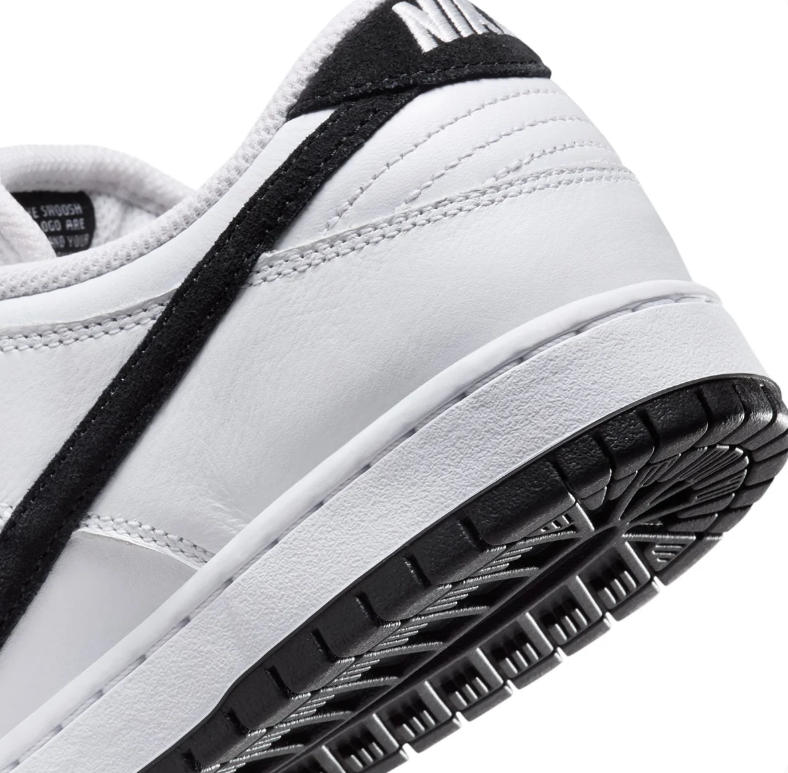 Nike SB Dunk Low Pro White & Black Sneakers