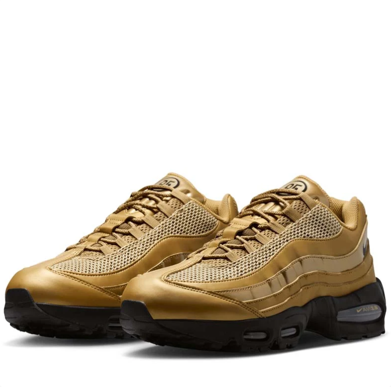 Nike Air Max 95 Metallic Gold & Black Sneakers