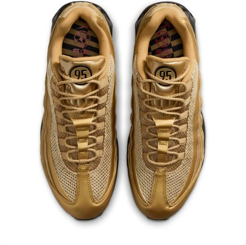 Nike Air Max 95 Metallic Gold & Black Sneakers
