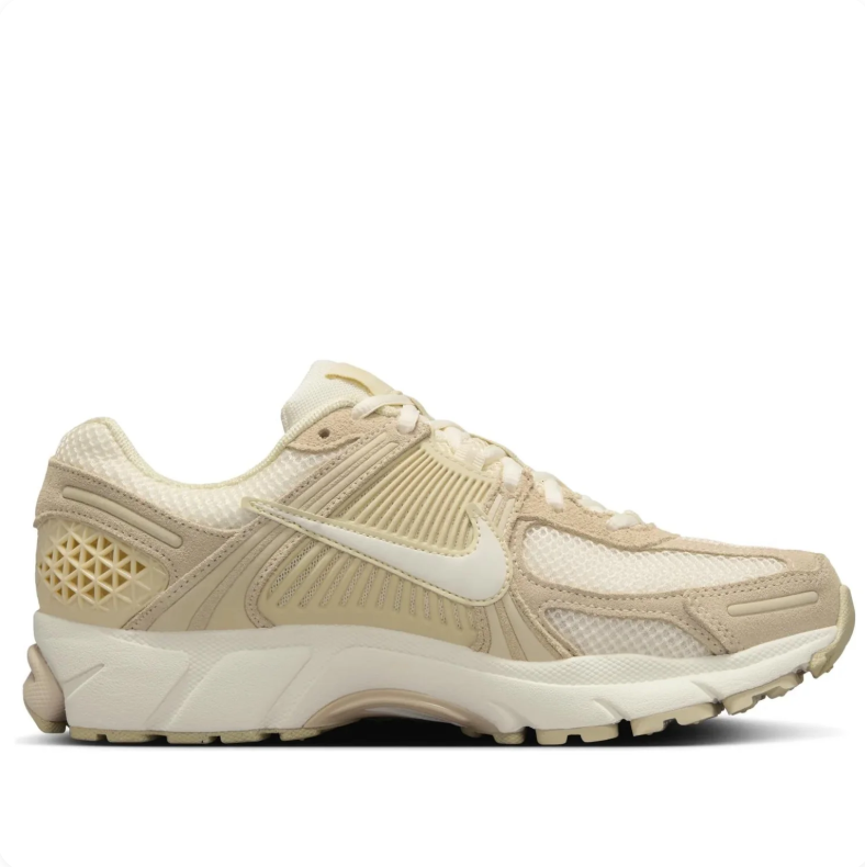 Nike Cream & Beige Running-Inspired Sneakers