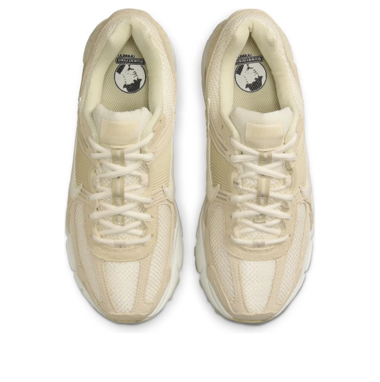 Nike Cream & Beige Running-Inspired Sneakers