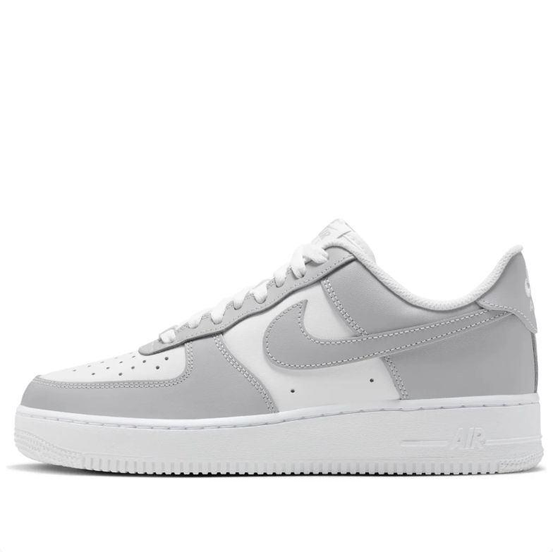 Nike Air Force 1 Low White & Light Gray Sneakers