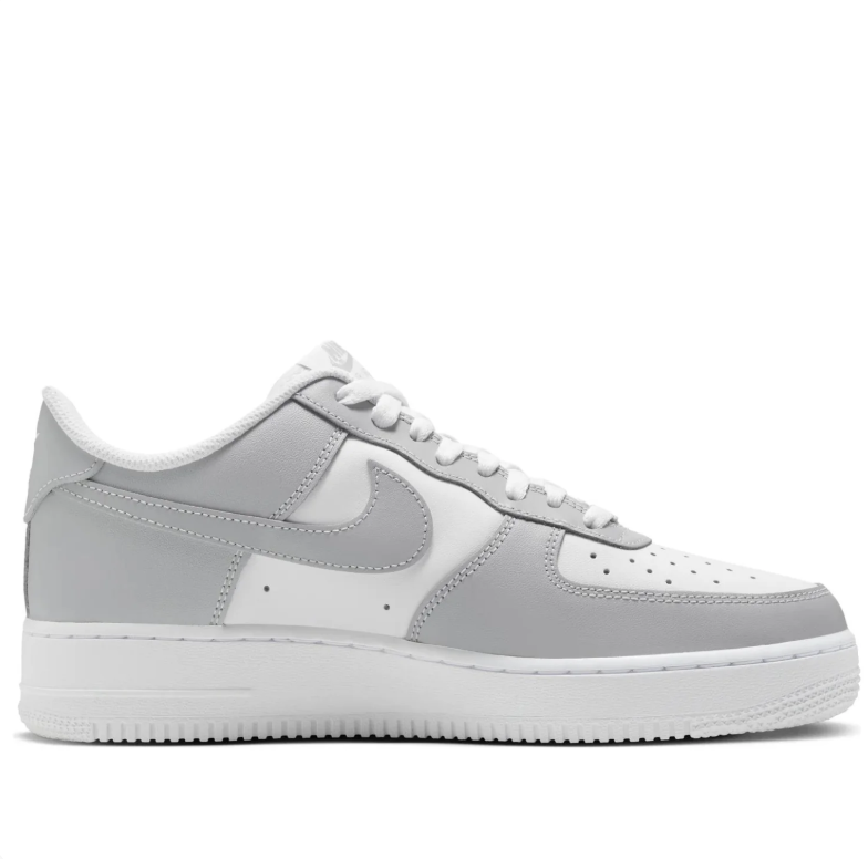 Nike Air Force 1 Low White & Light Gray Sneakers