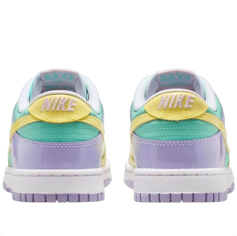 Nike Dunk Low Pastel Mint, Yellow & Lavender Sneakers