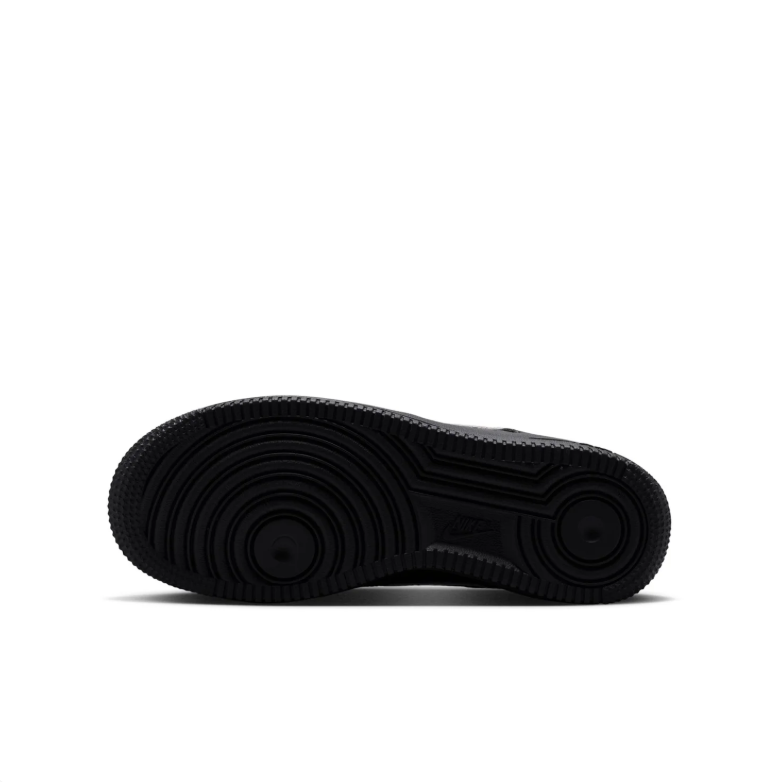 Nike Air Force 1 Low Black Sneakers with Leopard-Print Swoosh